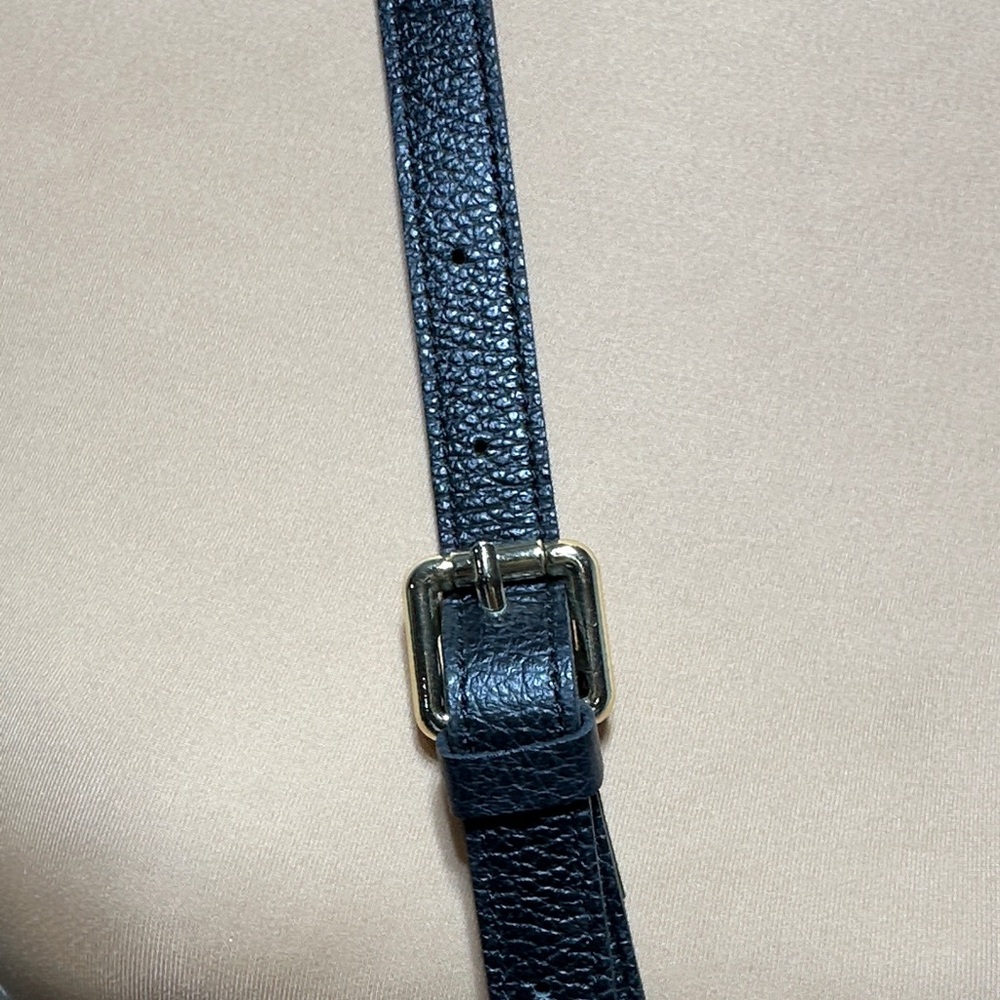 Valentina Black Leather Bag Strap - Picture 3 of 8